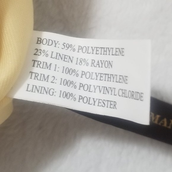 Dana Buchman Faux Leather Woven Tote NWOT - Picture 10 of 12